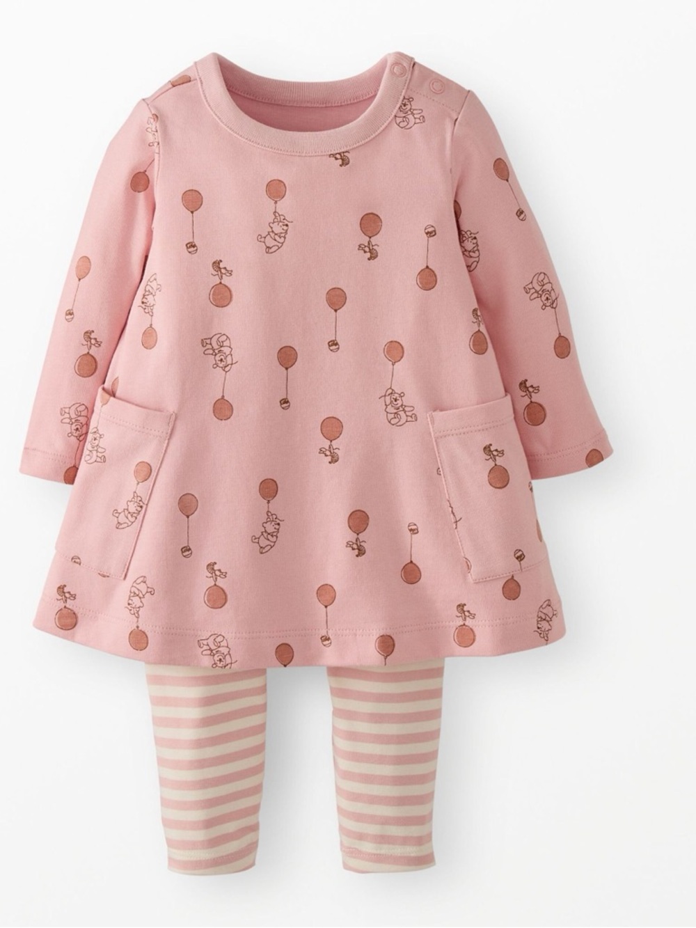 Baby Disney Winnie the Pooh Long Sleeve Dress Size 12-18 month